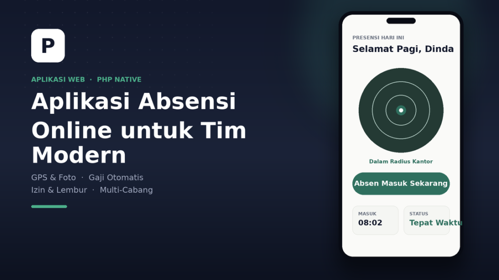 Aplikasi Absensi Online Berbasis GPS